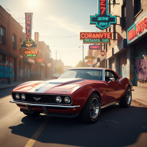 Maglietta grafica vintage Corvette C7 Z06, maglietta classica per auto sportive americane, regalo streetwear per amanti delle muscle car - Product Image 3