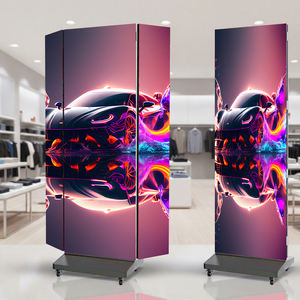 Afficheur LED P1.53 P1.86 P2 P2.5 1280x1920mm, écran publicitaire pliable et portable avec contrôle WiFi pour événements, boutiques et expositions - Product Image 2