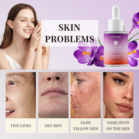 Oem Natural Crocus Sativus Previene Acné Hidratante Antiarrugas Punto Oscuro Eliminar Cúrcuma Azafrán Suero para Cara