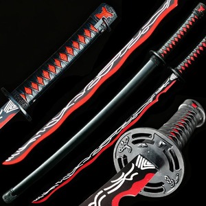 Épée Katana Rouge Rivers <span class=keywords><strong>of</strong></span> <span class=keywords><strong>Blood</strong></span> du jeu Elden Ring, accessoire de cosplay, pour collection et décoration - Product Image 1
