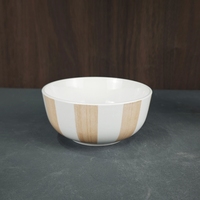 Service de table en porcelaine 24 pièces, style nordique, avec motif floral, impression par tampographie, vente en gros directe usine
