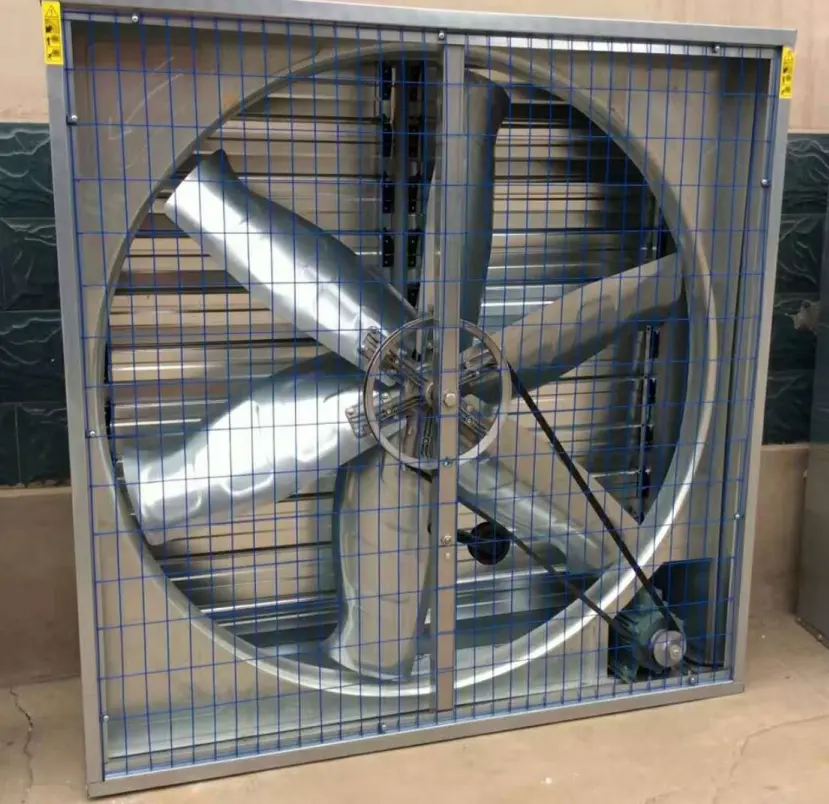 2024 Festa de Cantão Ventilador de exaustão axial de estufa de 50 polegadas Ventilador extrator AC montado na parede com motor Siemens