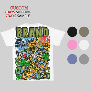 Camiseta de Alta Calidad 100% Algodón Tejido, Unisex, Estilo Pro Club, Oversize, Streetwear de Lujo, Personalizable con Serigrafía - Product Image 1