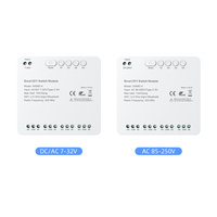 XZJ 2025 Tuya WiFi 10A Módulo de interruptor Interruptor de luz 4 CH Módulo de relé de módulo DIY