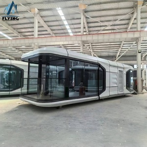 Préfabriqué portable villa verte 20 pieds 40 pieds personnalisé minuscule espace vert Capsule conteneur maison cabine <span class=keywords><strong>pod</strong></span> maison de luxe - Product Image 2