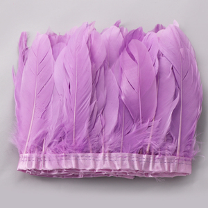 1M Nhuộm 13-18Cm Lông Ngỗng Trắng Ngỗng Bất Ngỗng Ribbon Rìa Cho DIY Thủ Công May Tẩy Trắng Mô Hình Váy Váy Chất Liệu - Product Image 5