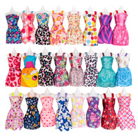 Vêtements pour poupées de 30 cm, robes à velcro, lot de modèles variés, tenues faciles à enfiler, unisexe, vente en gros