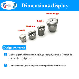 柴油滤网滤清器1/4 “1/2” 醇基燃油净化器柴油滤清器废油燃烧器全铝滤清器锅炉 - Product Image 6