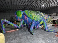 Animaux gonflables personnalisés de grande taille, cigale gonflable en PVC, modèle d'insecte Cigarra pour exposition artistique, défilé, publicité, décoration