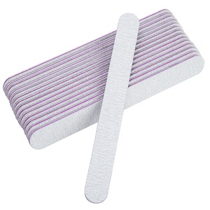 Emery Board Manicure Pedicure Art Tools Custom Logo Double-Sided Nail File Set 100/180 Grit Nail File