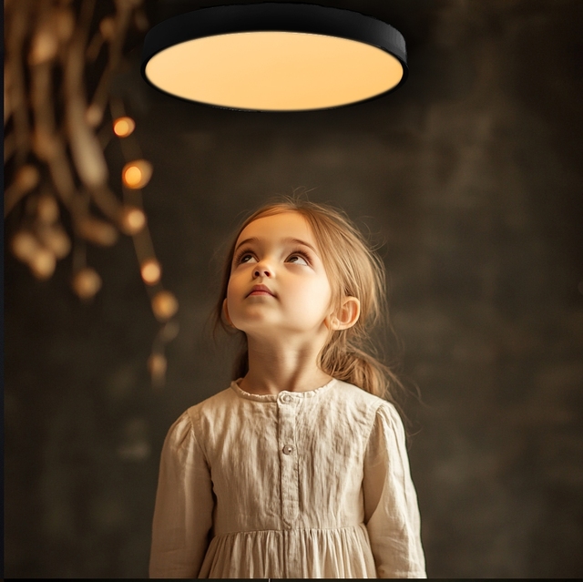 Round Light Fixture LED Ceiling Light, Ceiling Led Light, Smart Ceiling Light/LED Ceiling Lamps/Ceiling Lights for Home Bedroom