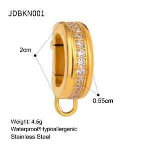 Moda Seashell Bikini Top Charm Acero inoxidable 18K Chapado en oro Bikini Charm Accesorio impermeable para tu Bikini - Product Image 5