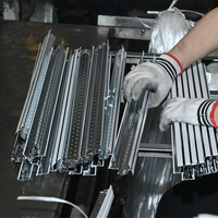 Profilés et rails en acier galvanisé à haute résistance, revêtus de zinc, pour l'installation de systèmes de cloisons sèches