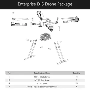 Transmissão inovadora de drones de 15 km para aplicações empresariais de drones JSI D15 Hdlmage