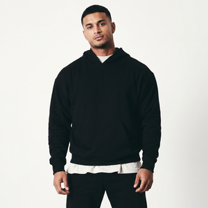 FleeceTerry Fitness Hoodies Running Sports Pull à manches longues Formation Pull à capuche pour hommes Sweats à capuche pour hommes - Product Image 1