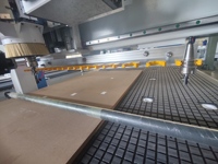 Routeur CNC ATC AR1325 avec lame de scie à broche horizontale pour la sculpture et le perçage de panneaux de meubles et de portes en bois