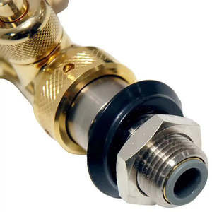 Rubinetto standard placcato in oro con compensatore - Product Image 2