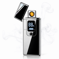 Briquet de style moderne avec écran d'affichage, accessoires pour fumeurs, vente en gros de briquets