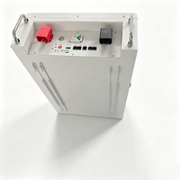 Batterie solaire au lithium silencieuse 5 kWh 100 Ah 51,2 V avec moniteur Bluetooth, LiFePO4 48 V 100 Ah pour la sauvegarde en cas de panne de courant