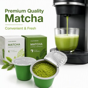 Mocha Matcha K <b>Cup</b> Pods Keurig Compatible Green Tea Coffee Blend Single Serve Bulk Wholesale Custom OEM Private Labe - Product Image 2