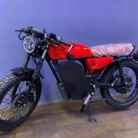 Modèle de moto électrique rétro rapide 2000W 3000W 4000W 72V, scooter électrique adulte, modèle CG MAX