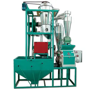 Small capacity 10t/24h maize roller grinding processing grits machine flour milling mill packing plant in uganda south africa