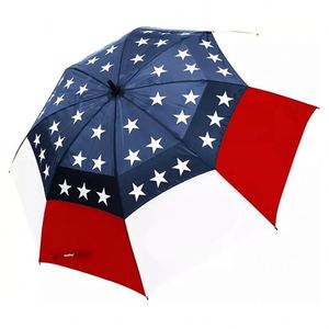 Parapluie de golf pliable en six sections, 30 pouces, coupe-vent, entièrement automatique, en nylon 190T, personnalisable avec logo publicitaire, vente en gros fabricant - Product Image 3