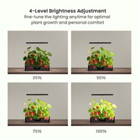 Système de jardinage intérieur intelligent personnalisé HGS11-2CD, kit de jardinage hydroponique pour herbes, système de culture décoratif pour l'intérieur