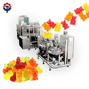 Full automatic gelatin advanced hard soft pectin Vitamin bear candy machine