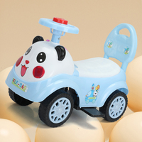 Voiture à bascule pour enfants de 2 à 4 ans et de 5 à 7 ans, design anti-basculement, en plastique, à bascule, unisexe