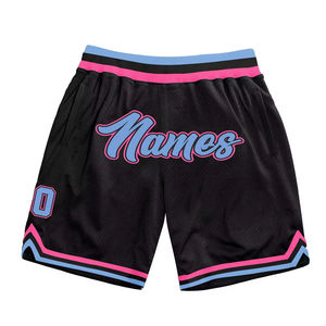 Logo personnalisé brodé formation rétro basket-ball Shorts hommes double couche maille basket-ball porter Streetwear Shorts jeunesse - Product Image 3
