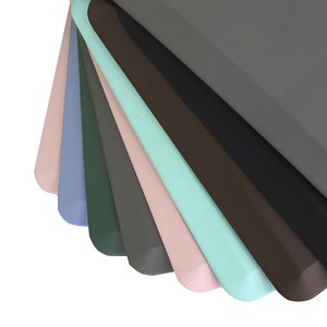 Có thể giặt hoa không trượt <span class=keywords><strong>PU</strong></span> Bộ nhớ bọt thoải mái nhà bếp đệm chống mệt mỏi thảm sàn cho thường vụ bàn văn phòng - Product Image 3