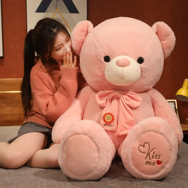 Grosir Mainan Sebelum Tidur Boneka Hewan Valentine Boneka Cinta KISS ME Teddy Bear Valentine Teddy Bear Mewah