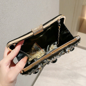 New Unique Sequin Crystal <b>Clutch</b> Bag Luxury <b>Wedding</b> Party Rhinestone <b>Clutch</b> Bags High Quality Evening Handbags - Product Image 5