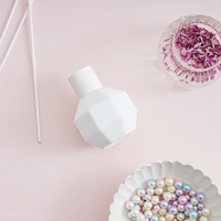 Nouveau design – Flacon vide de diffuseur à bâtonnets blanc 100 ml – Ensembles de diffuseurs à bâtonnets