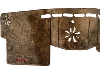 Housse de tableau de bord de voiture Luerman de haute qualité antidérapante 100% polyester de luxe pour Toyota Land Cruiser Prado 2009-2017