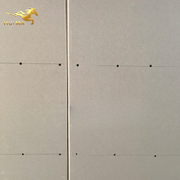 Plaque de plâtre standard 12 mm 4x8 avec face papier, certifiée CE, pour murs intérieurs et cloisons de plafond