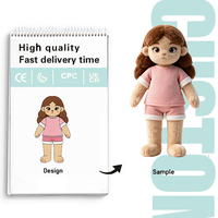 Nouvelle Arrivée OEM ODM Mascotte en Peluche Faite à la Main, Jouet en Peluche Personnalisé, Personnage de Dessin Animé, Anime, Jeu, Poupée en Tissu