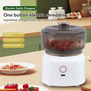 Nueva Picadora de Carne Eléctrica Inalámbrica Multifuncional Mini para Cocina, 3 Cuchillas, Carcasa de Plástico de Grado Alimenticio, 350 ml, para Uso Doméstico y al Aire Libre - Product Image 2
