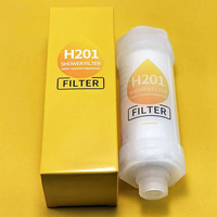 Filtre de douche à la vitamine C H201, filtre de douche à la vitamine C, élimine le chlore, prévient la perte de cheveux, filtre à eau pour la douche