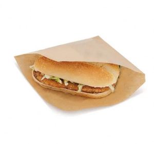 Bolsa Triangular Desechable para Hamburguesas |   Envases de comida para llevar resistentes a la grasa para hamburguesas y sándwiches - Product Image 3