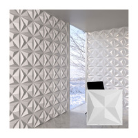 Panneau mural en PVC 3D, moderne, 50 cm * 50 cm, autocollants pour carrelage mural de salle de bain, extérieur, panneau mural en bambou PVC, design pour chambre à coucher