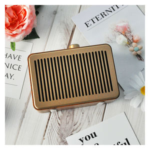 โปรโมชั่นของขวัญจาก Eletree รุ่น BD23 วิทยุพกพาขนาดเล็ก สไตล์วินเทจโบราณ วัสดุโลหะสีทอง รับคลื่น AM <span class=keywords><strong>FM</strong></span> SW - Product Image 4