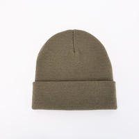 Bonnet en laine tricoté personnalisé avec logo, couleur unie, chaud pour l'hiver, respirant, séchage rapide, pour le ski et les activités de plein air, avec logo original