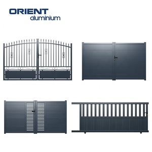 Porte coulissante avant, modèles européens, grille de porte principale, portes en aluminium modernes pour maisons, portes principales simples pour maisons, prix - Product Image 1