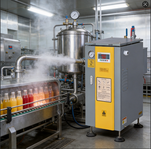Nuova <span class=keywords><strong>Caldaia</strong></span> Industriale Futuristica ad Alta Efficienza Energetica, Elettrica a Bassa Pressione, Verticale, Automatica, in Acciaio al Carbonio - Product Image 6