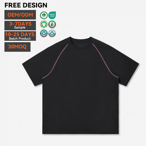 Wholesale Athletic Sports T-shirt Quick Dry <b>Stretch</b> Fabric Training Tee Fitness Streetwear Custom Logo <b>Men</b> T Shirt - Product Image 3