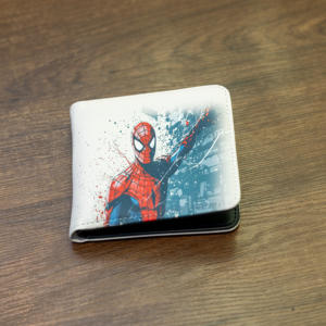 Cartera de PU con Estampado Digital Hecho a Mano, Diseño de Superhéroe <span class=keywords><strong>Batman</strong></span>, Cierre Abierto, Portátil, Corta, Promocional, para San Valentín - Product Image 6