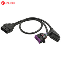 OBD 2 OBDII Obd2 Splitter Y 1 macho a 2 hembra Cable para Volkswagen Audi Porsche Skoda Bently Cars