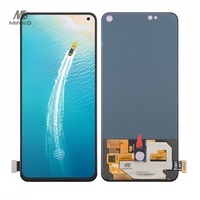 Panel sentuh LCD tahan air Super AMOLED tampilan pengganti kualitas tinggi untuk VIVO IQOO3 5G garansi 1 tahun